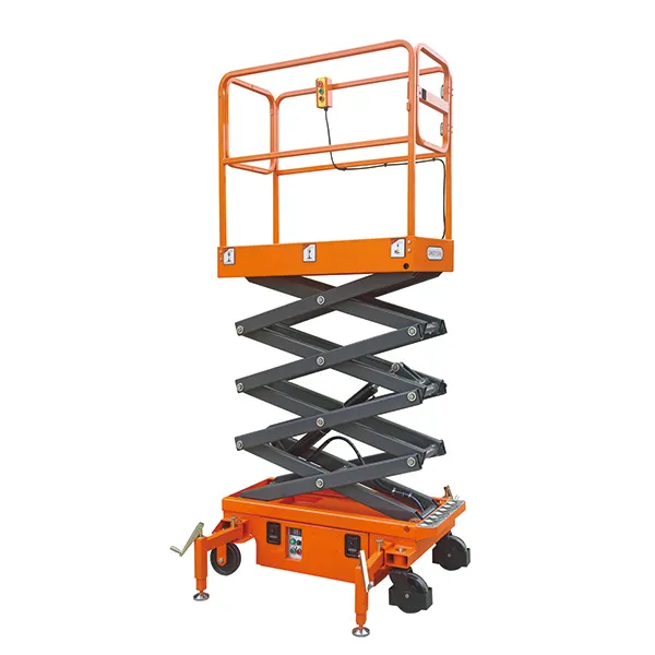 رافعة مقصية صغيرة دفع يدوي